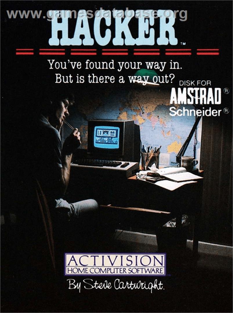 Hacker - Amstrad CPC - Artwork - Box