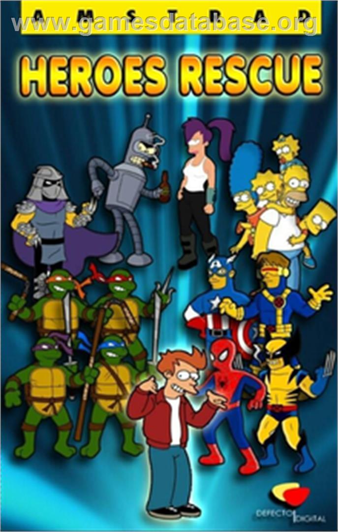 Heroes Rescue - Amstrad CPC - Artwork - Box