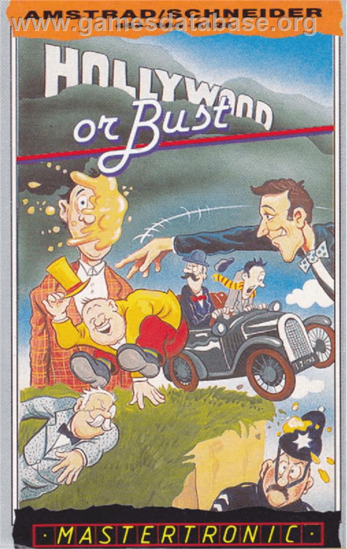 Hollywood Or Bust - Amstrad CPC - Artwork - Box