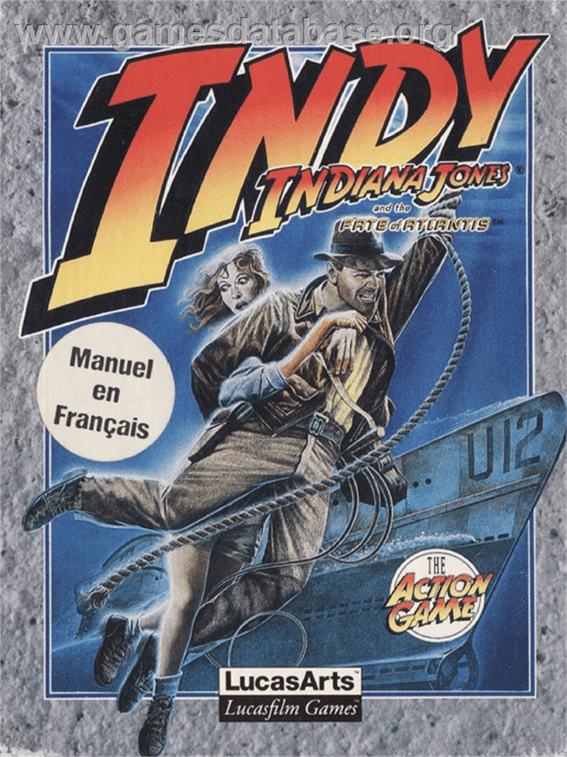Indiana Jones and the Fate of Atlantis - Amstrad CPC - Artwork - Box