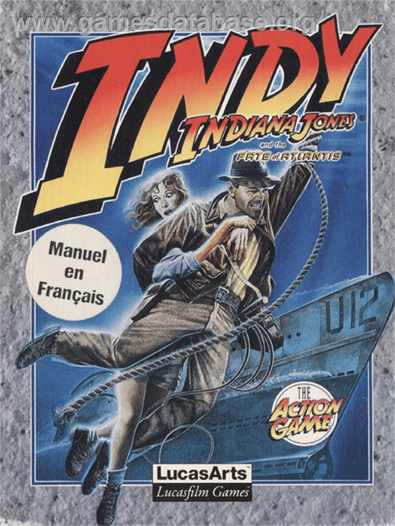Indiana Jones and the Fate of Atlantis - The Action Game - Amstrad CPC - Artwork - Box