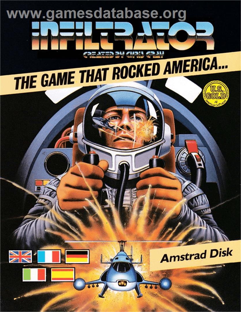 Infiltrator - Amstrad CPC - Artwork - Box
