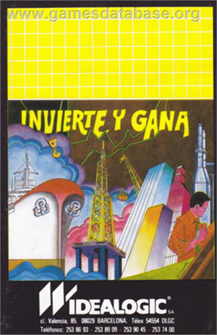 Invierte Y Gana - Amstrad CPC - Artwork - Box