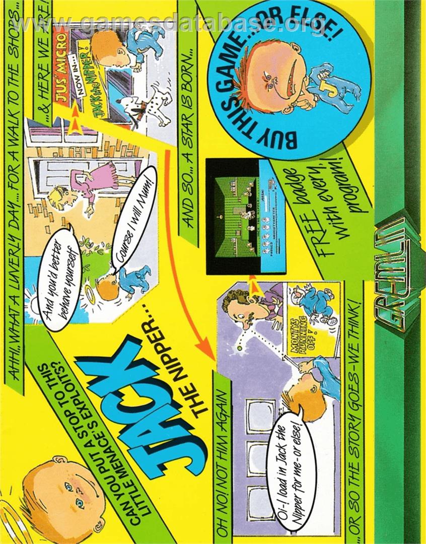 Jack the Nipper - Amstrad CPC - Artwork - Box