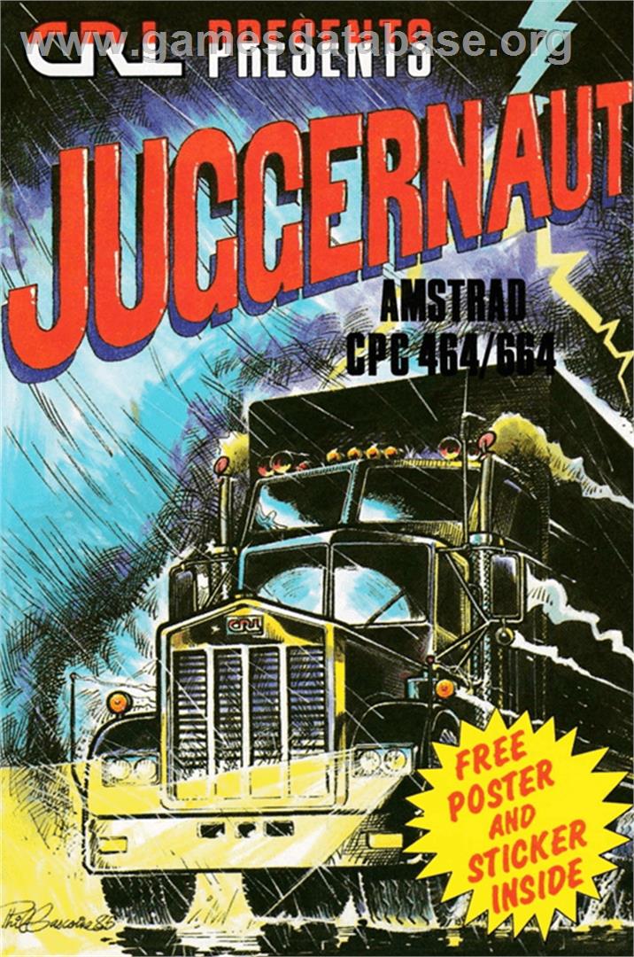 Juggernaut - Amstrad CPC - Artwork - Box