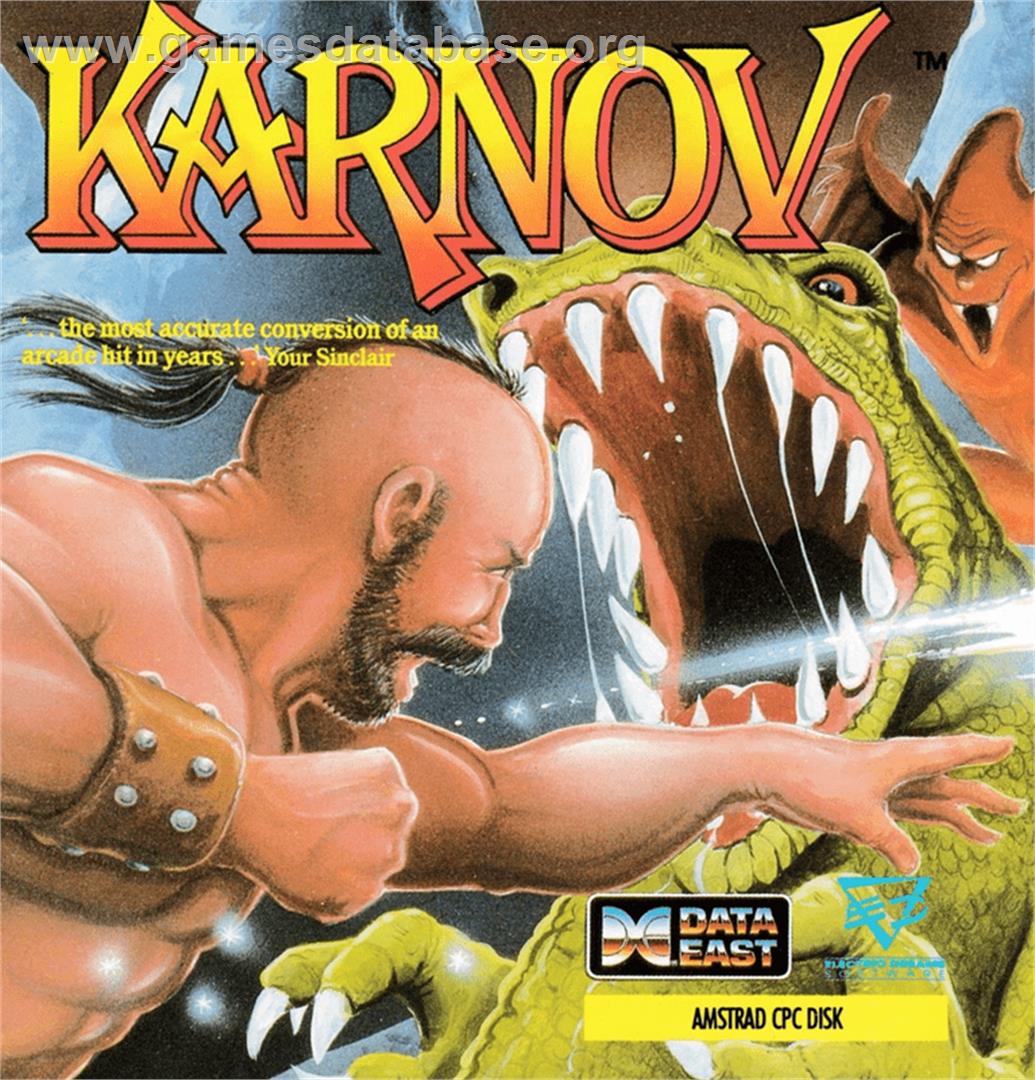 Karnov - Amstrad CPC - Artwork - Box
