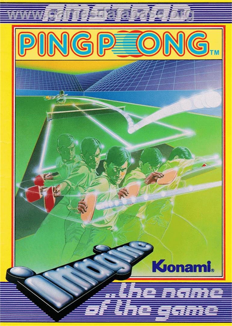Konami's Ping Pong - Amstrad CPC - Artwork - Box