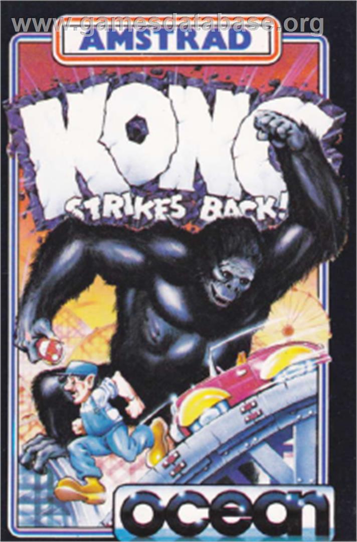 Kong Strikes Back - Amstrad CPC - Artwork - Box