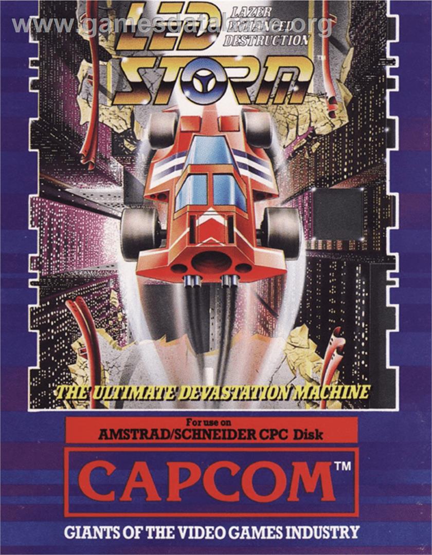 L.E.D. Storm - Amstrad CPC - Artwork - Box