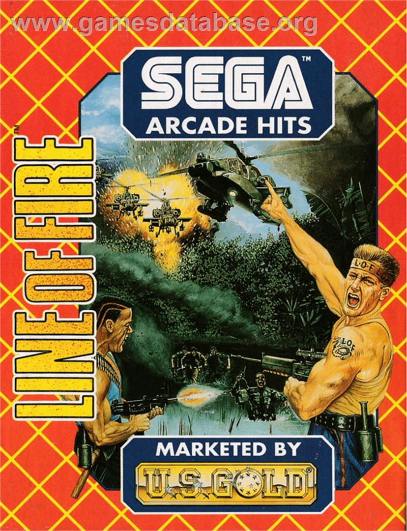 Line Of Fire - Amstrad CPC - Artwork - Box