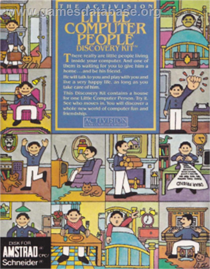 Little Computer People - Amstrad CPC - Artwork - Box