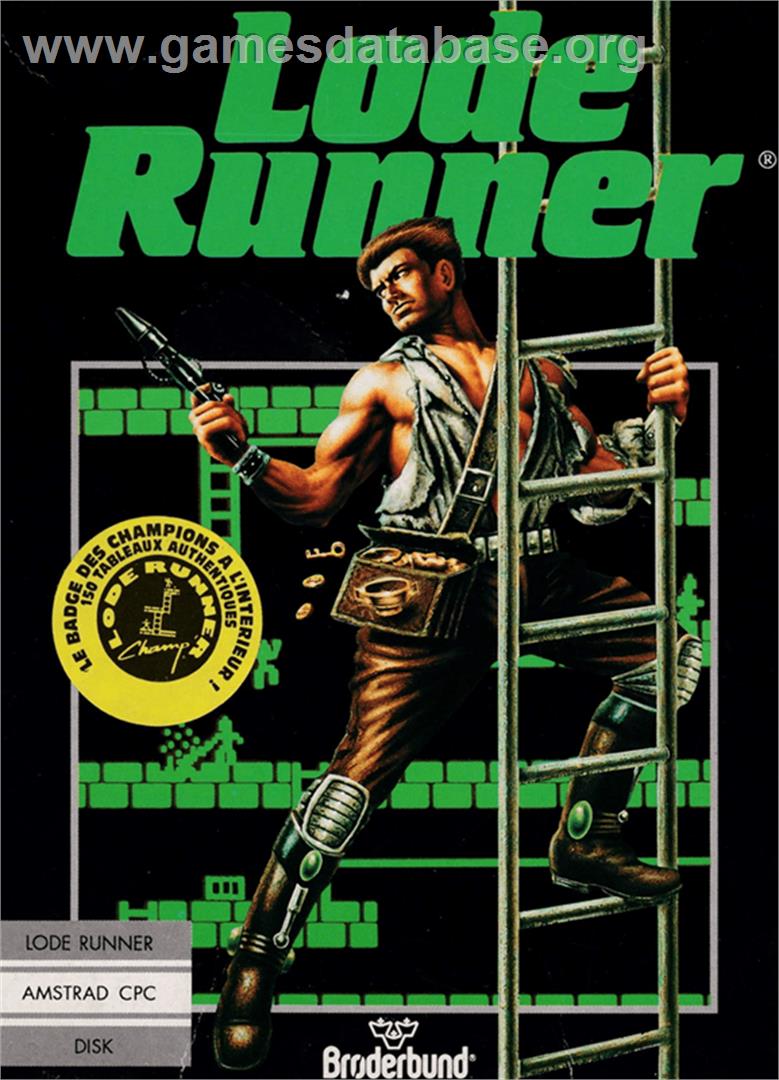 Lode Runner - Amstrad CPC - Artwork - Box