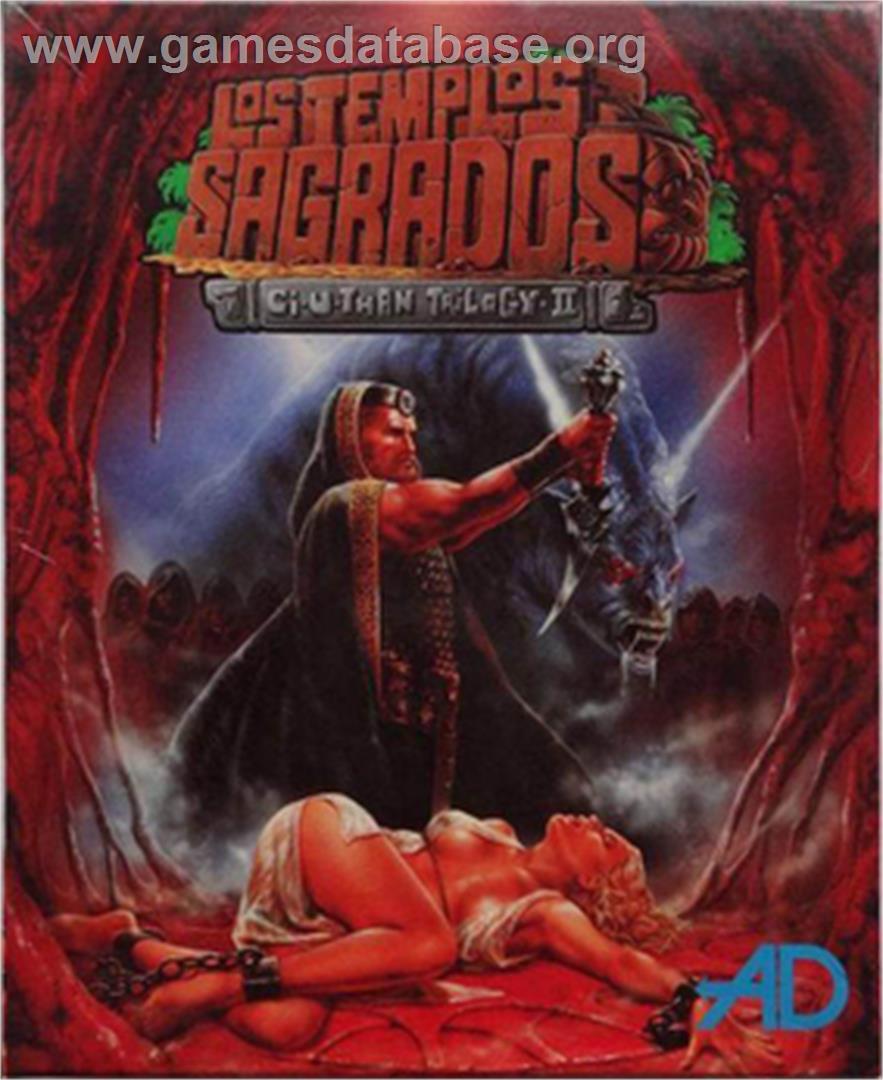 Los Templos Sagrados - Amstrad CPC - Artwork - Box