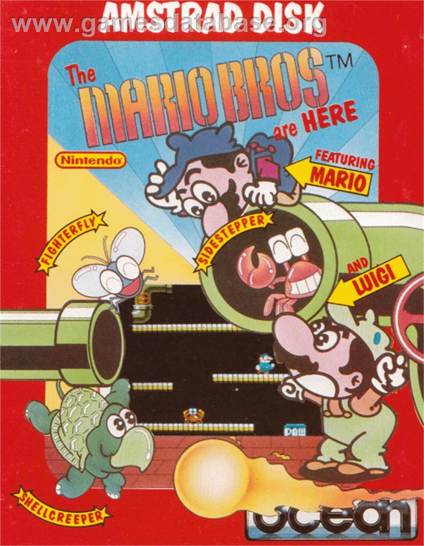 Mario Bros. - Amstrad CPC - Artwork - Box