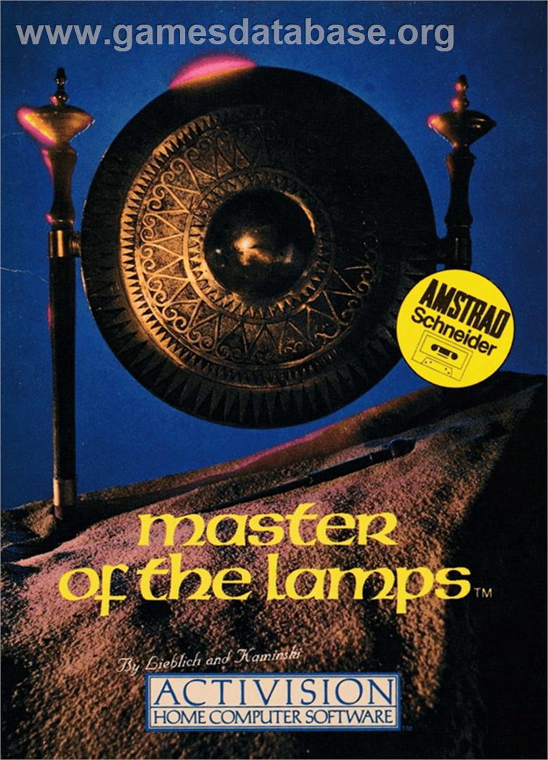 Master of the Lamps - Amstrad CPC - Artwork - Box