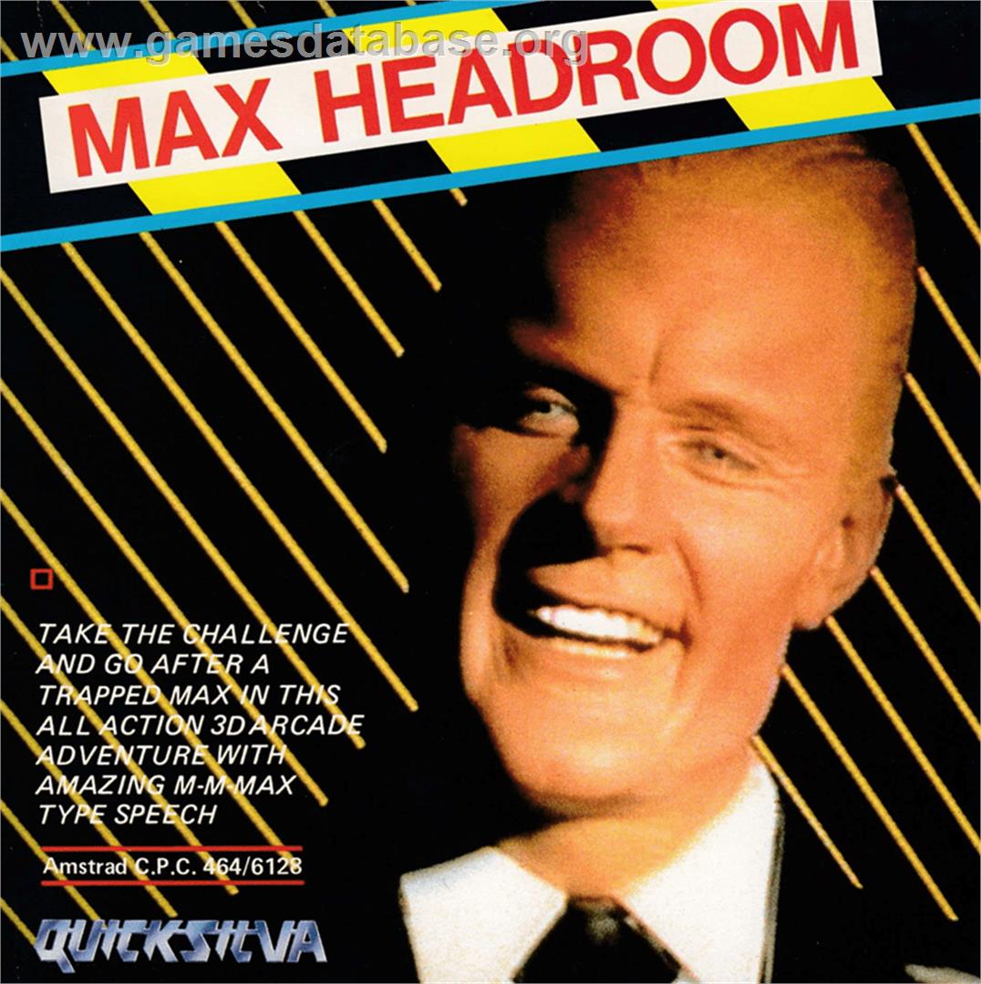 Max Headroom - Amstrad CPC - Artwork - Box