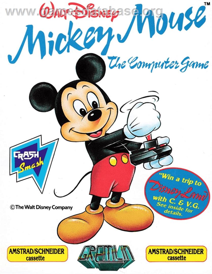 Mickey Mouse: The Computer Game - Amstrad CPC - Artwork - Box
