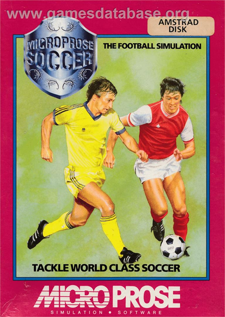 Microprose Pro Soccer - Amstrad CPC - Artwork - Box