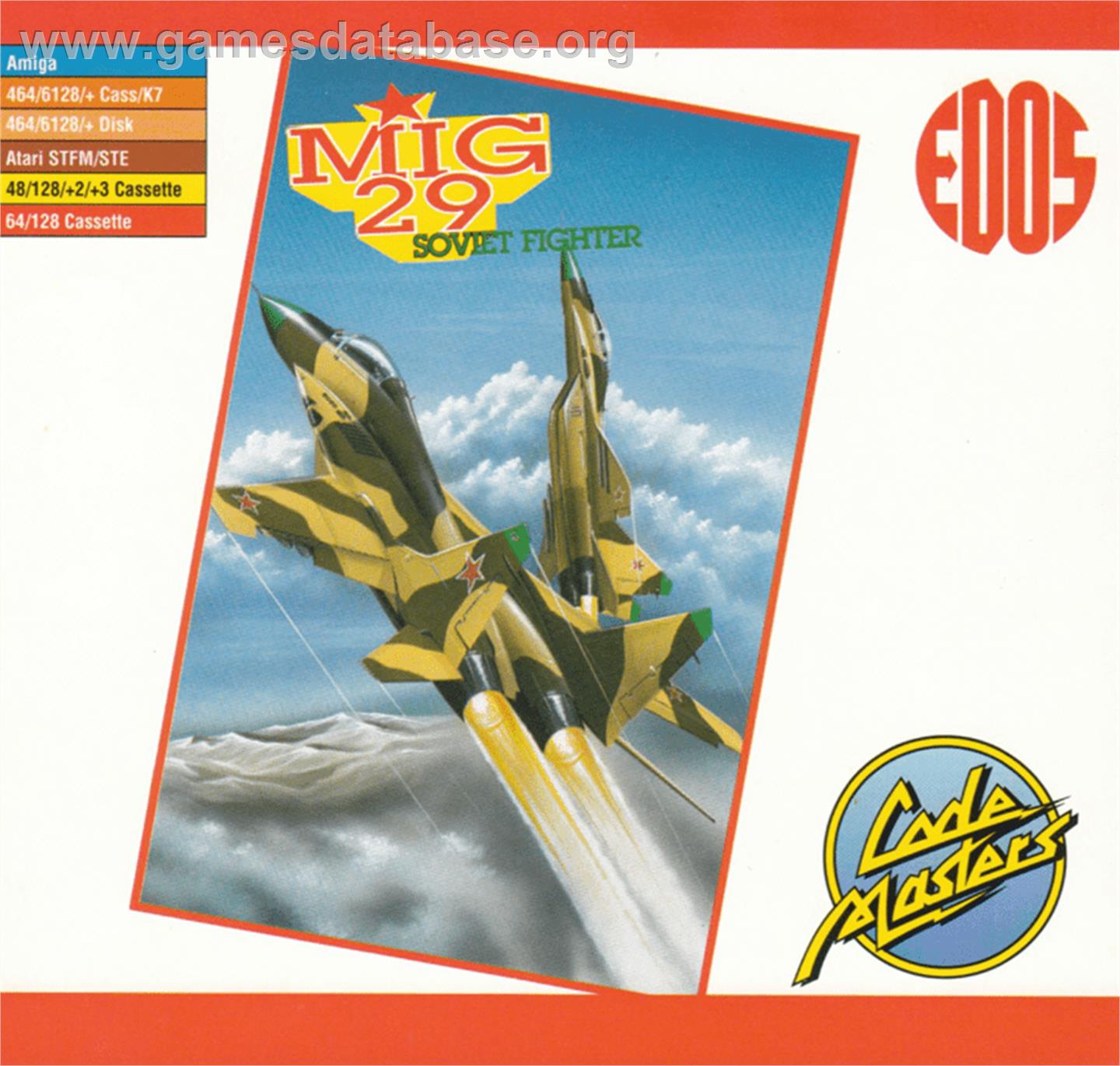 Mig-29 Soviet Fighter - Amstrad CPC - Artwork - Box