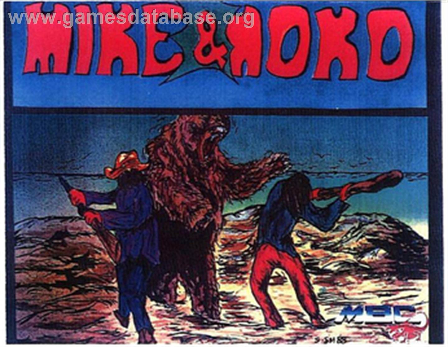 Mike And Moko - Amstrad CPC - Artwork - Box