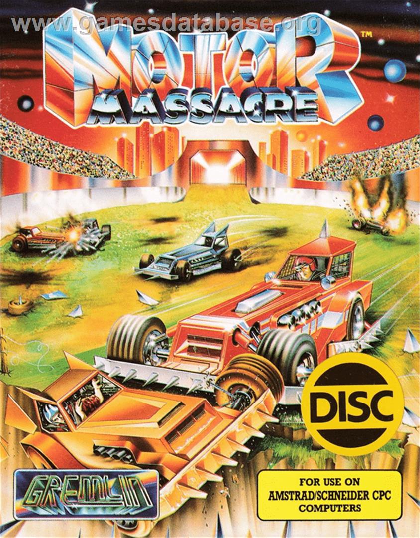 Motor Massacre - Amstrad CPC - Artwork - Box