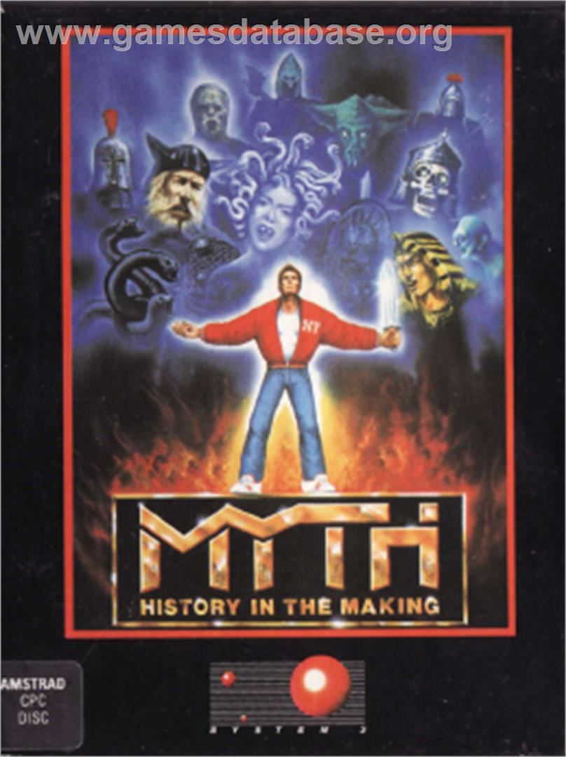 Myth: History in the Making - Amstrad CPC - Artwork - Box