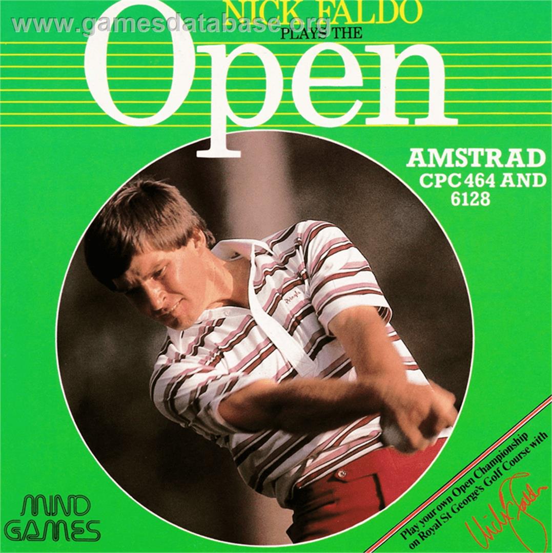 Nick Faldo Plays The Open - Amstrad CPC - Artwork - Box