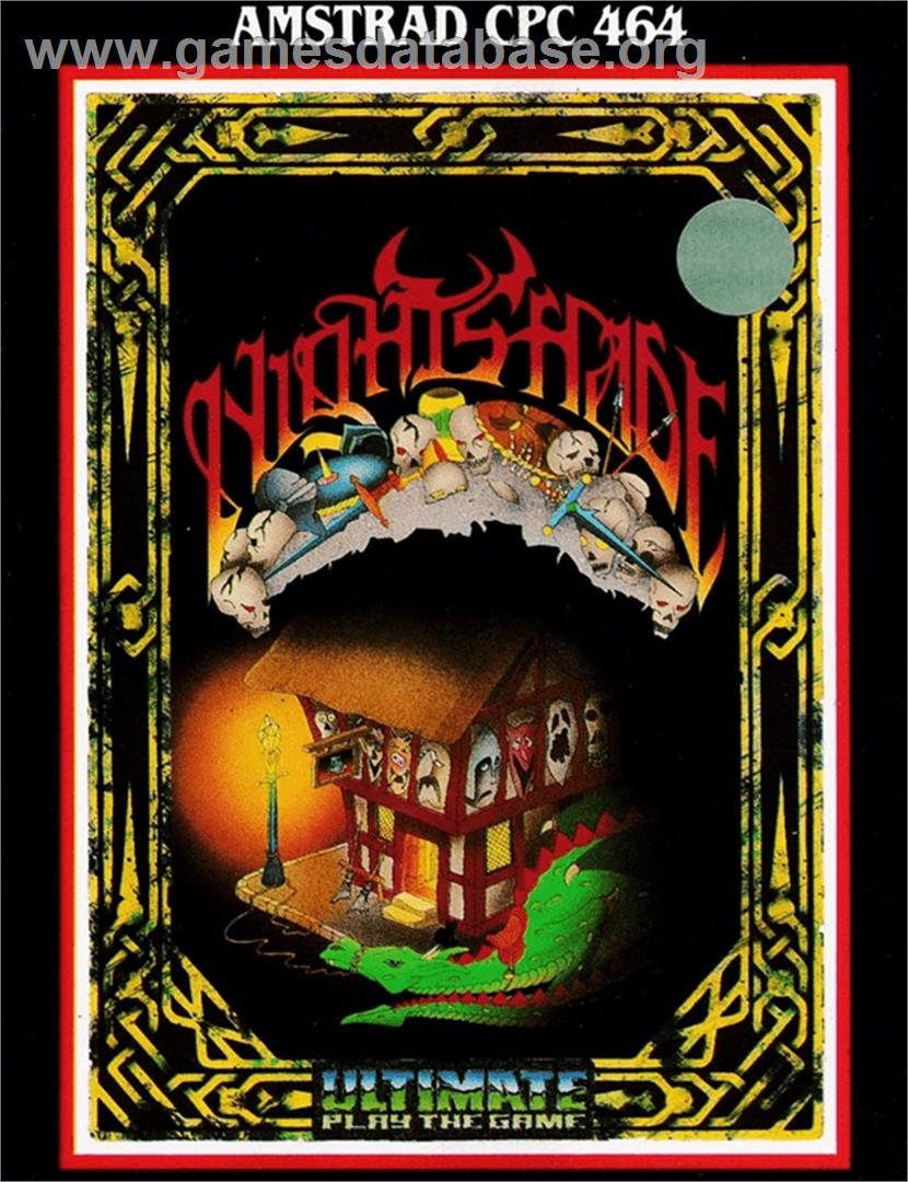 Nightshade - Amstrad CPC - Artwork - Box