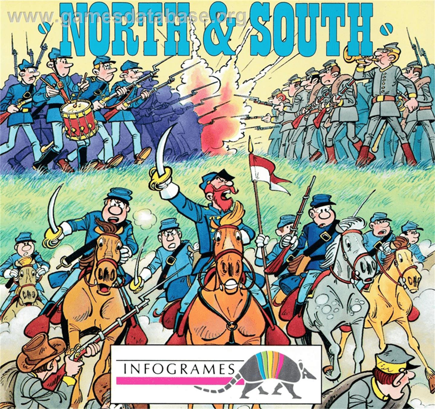 North & South - Amstrad CPC - Artwork - Box