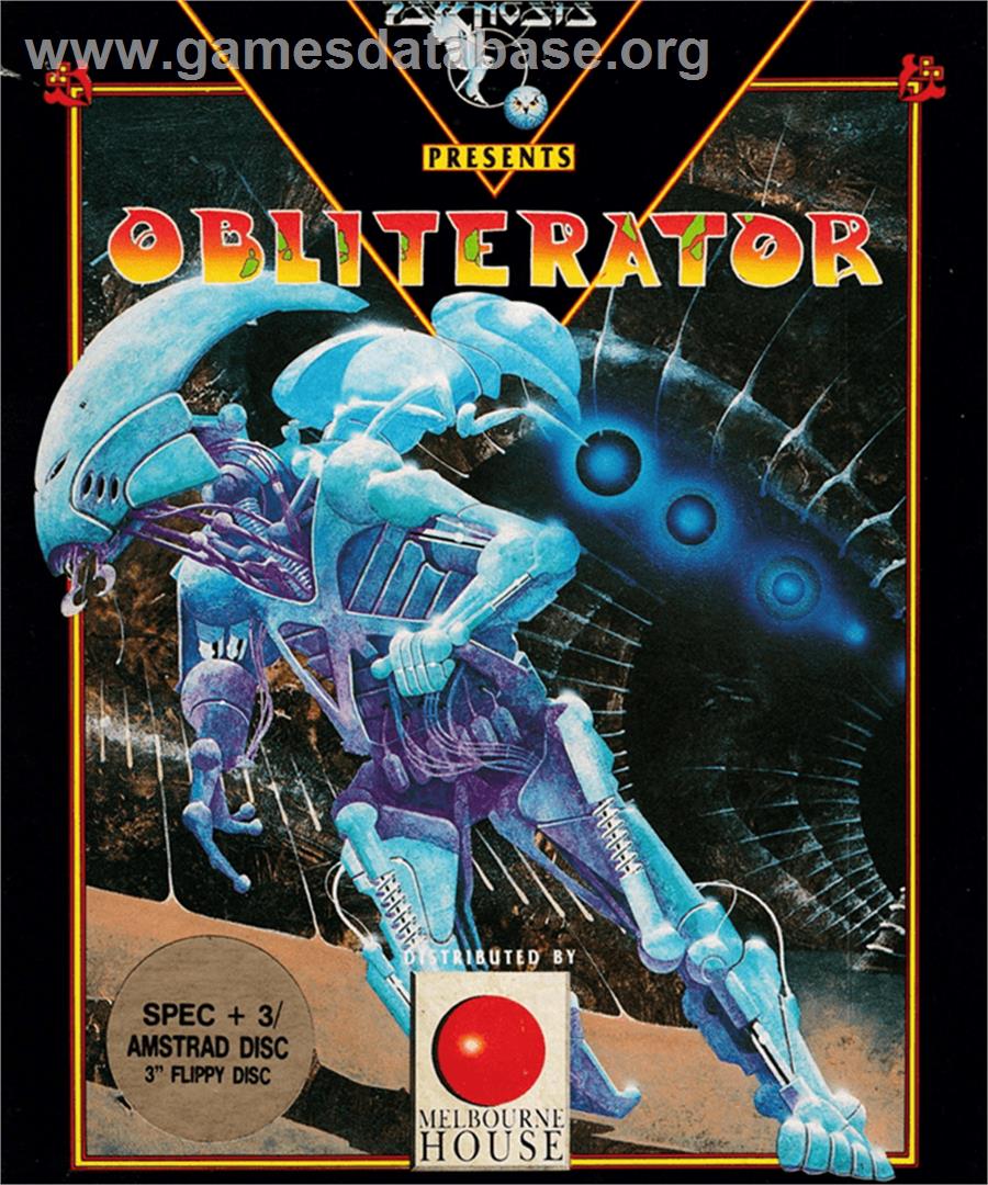 Obliterator - Amstrad CPC - Artwork - Box
