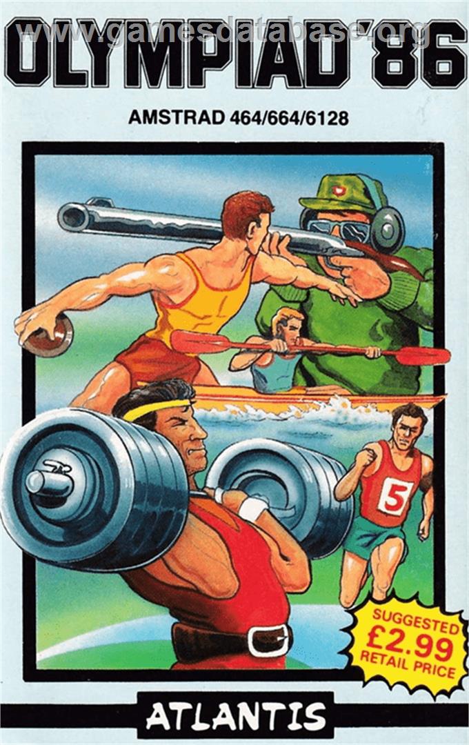 Olympiad '86 - Amstrad CPC - Artwork - Box