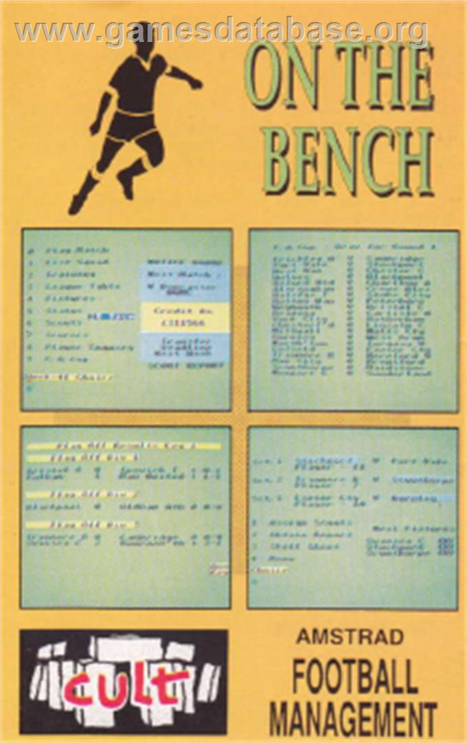 On The Bench - Amstrad CPC - Artwork - Box