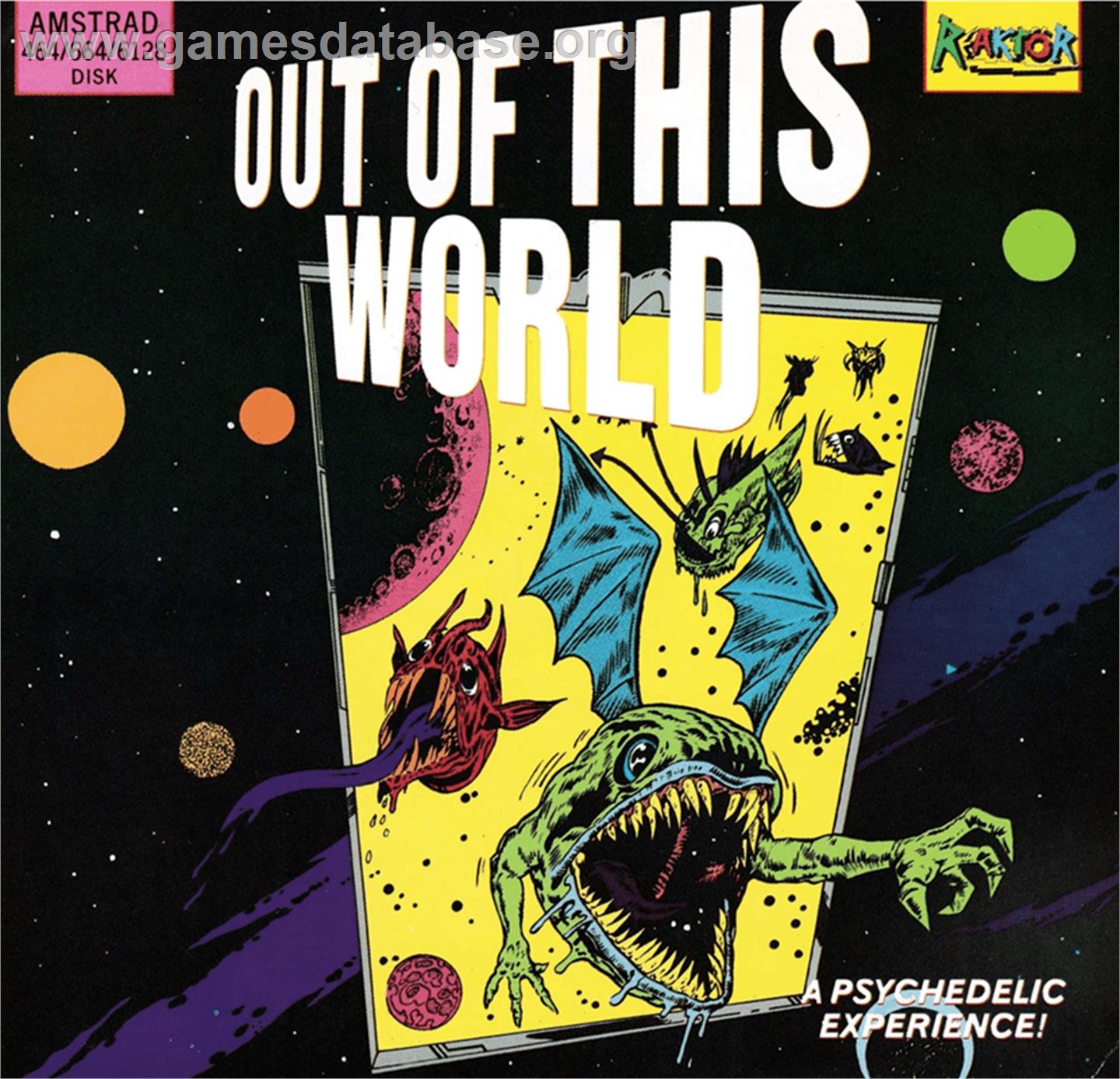 Out Of This World - Amstrad CPC - Artwork - Box