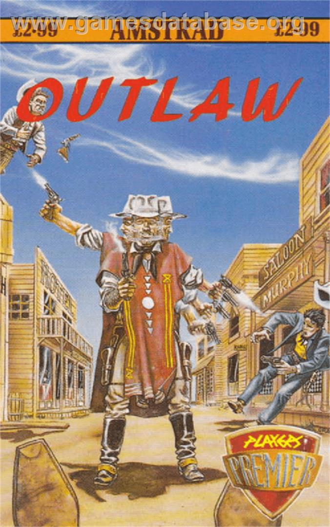 Outlaw - Amstrad CPC - Artwork - Box