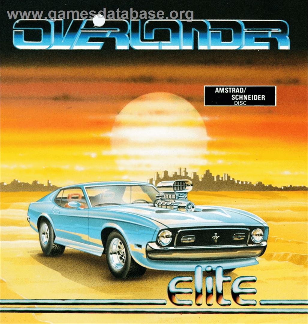 Overlander - Amstrad CPC - Artwork - Box
