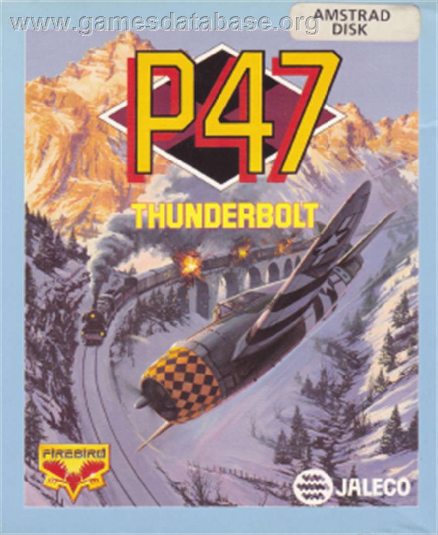 P-47 Thunderbolt: The Freedom Fighter - Amstrad CPC - Artwork - Box