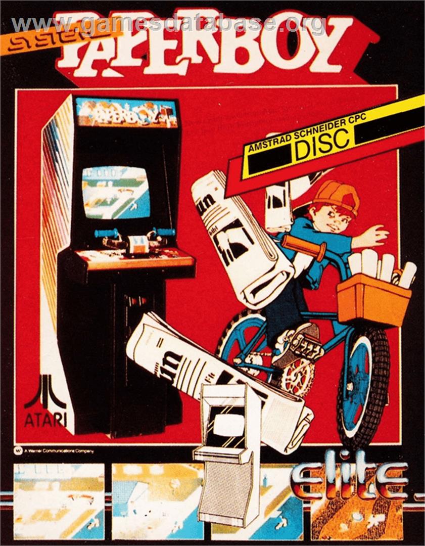 Paperboy - Amstrad CPC - Artwork - Box