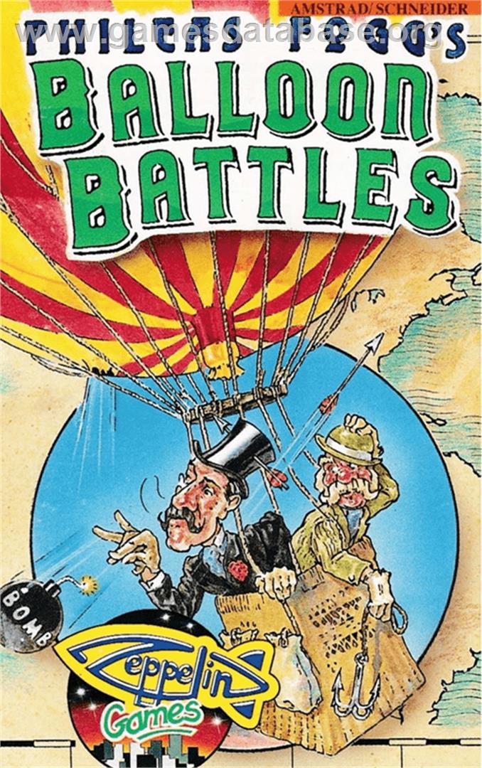 Phileas Fogg's Balloon Battles - Amstrad CPC - Artwork - Box