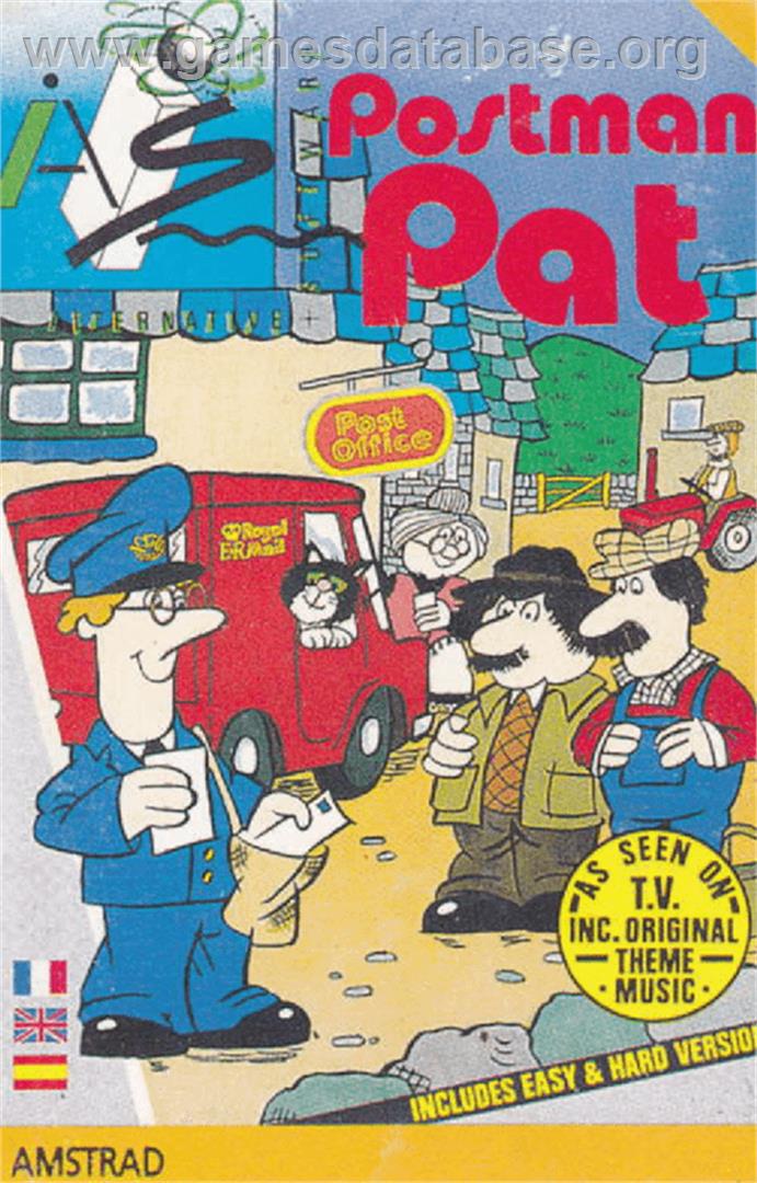 Postman Pat - Amstrad CPC - Artwork - Box