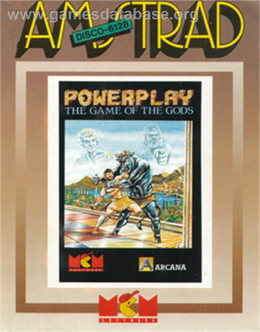 Powerplay: The Game of the Gods - Amstrad CPC - Artwork - Box