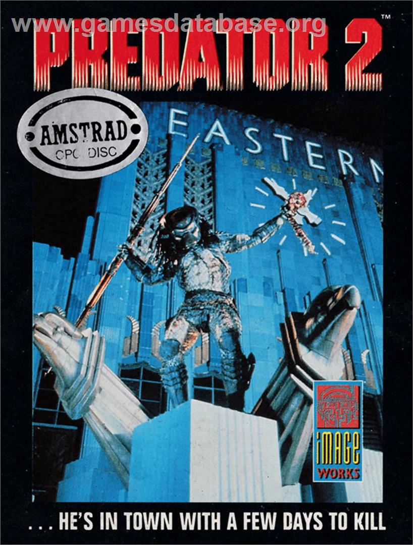 Predator 2 - Amstrad CPC - Artwork - Box
