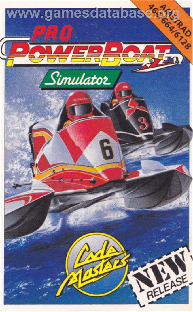 Pro Power Boat Simulator - Amstrad CPC - Artwork - Box