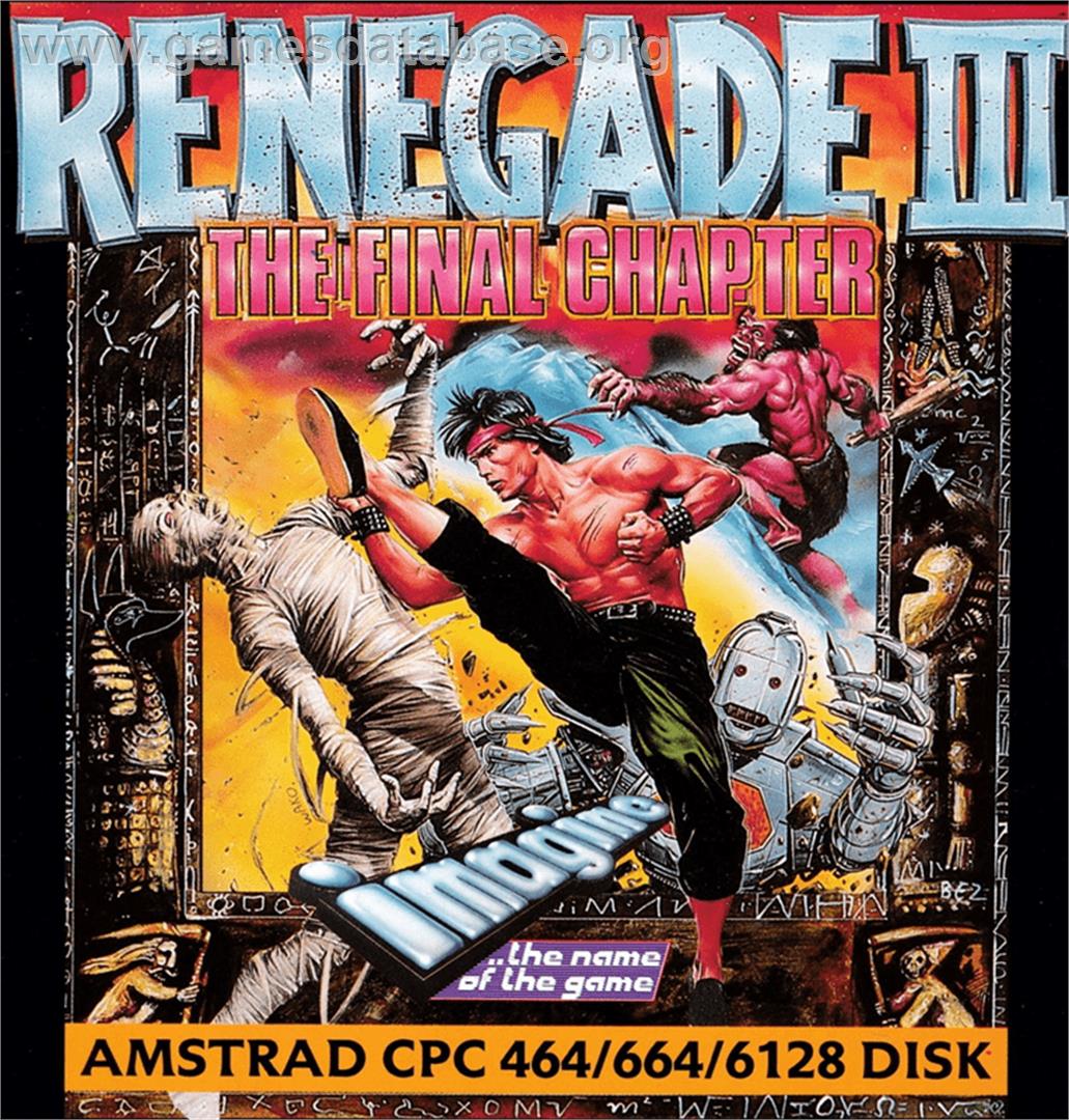 Renegade 3 - The Final Chapter - Amstrad CPC - Artwork - Box