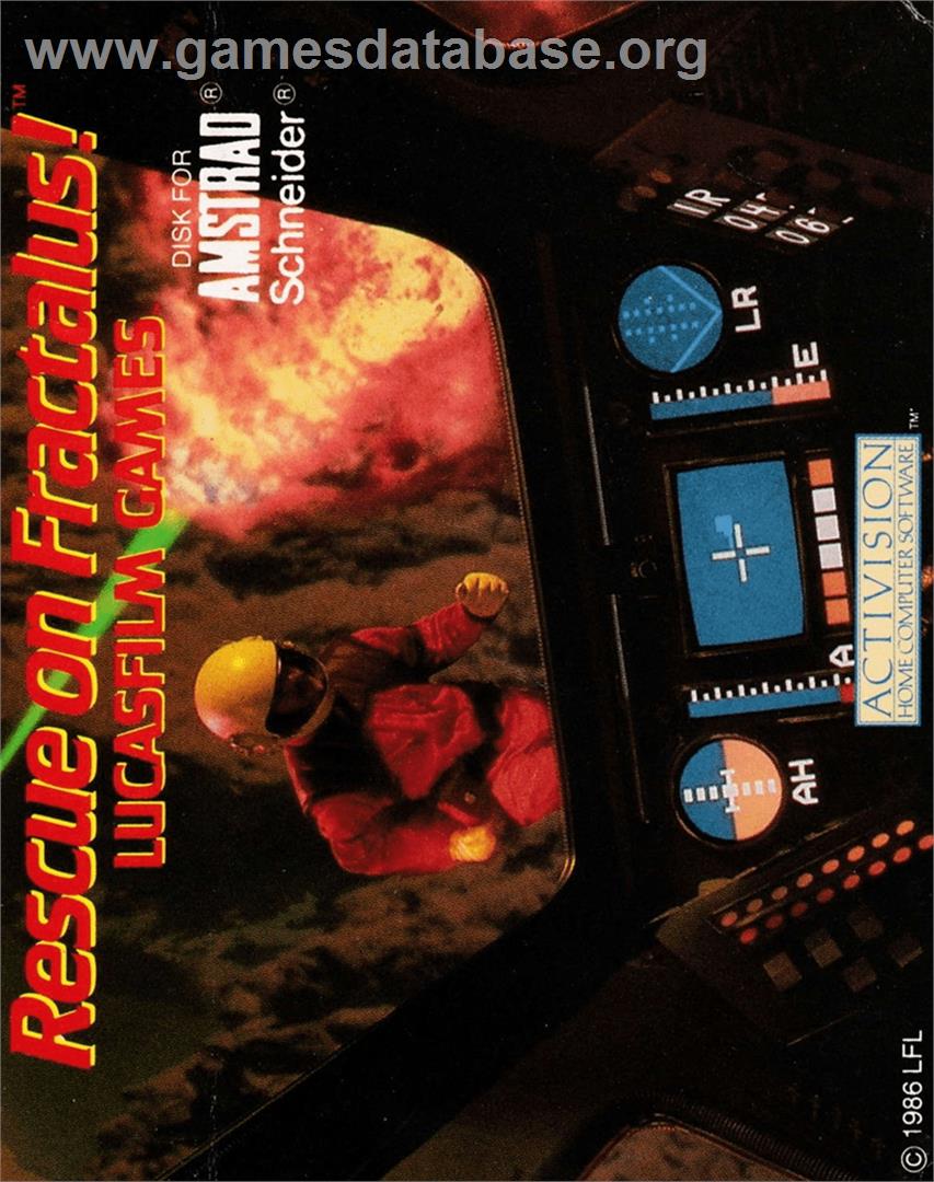 Rescue on Fractalus! - Amstrad CPC - Artwork - Box