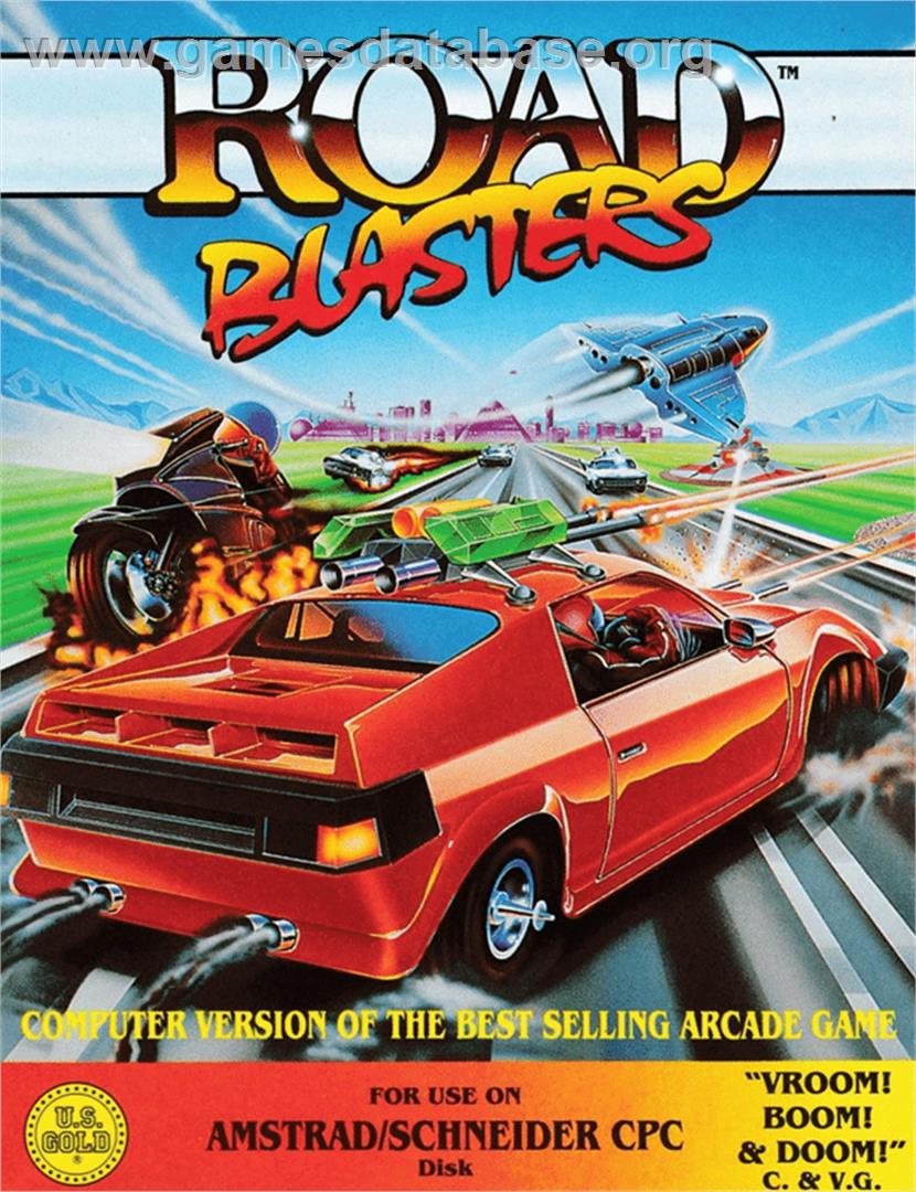 Road Blasters - Amstrad CPC - Artwork - Box