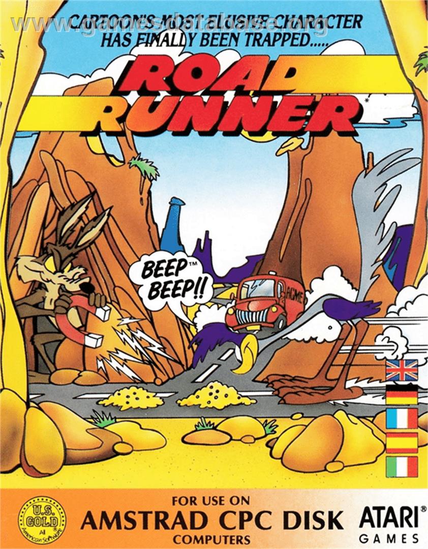 Road Runner And Wile E. Coyote - Amstrad CPC - Artwork - Box