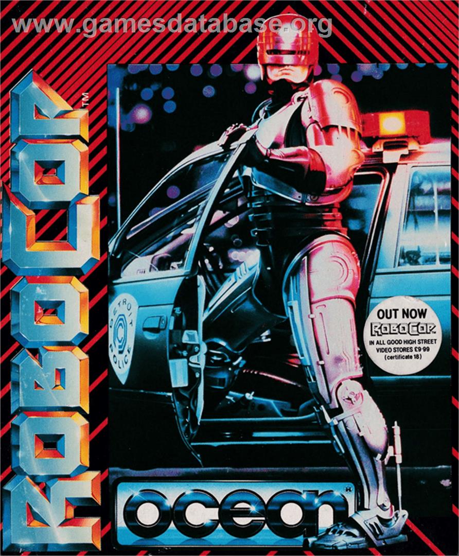 Robocop - Amstrad CPC - Artwork - Box
