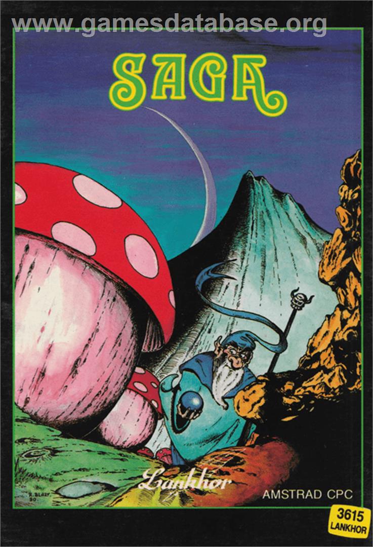 Saga - Amstrad CPC - Artwork - Box