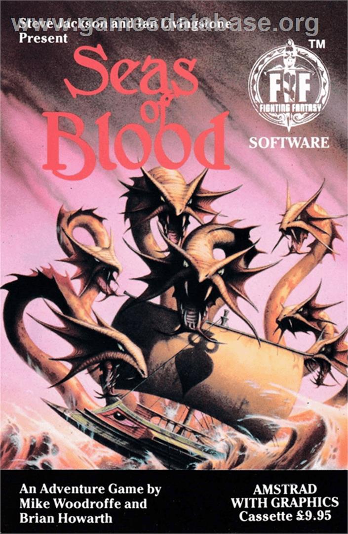 Seas Of Blood - Amstrad CPC - Artwork - Box