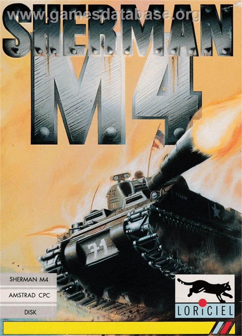 Sherman M4 - Amstrad CPC - Artwork - Box